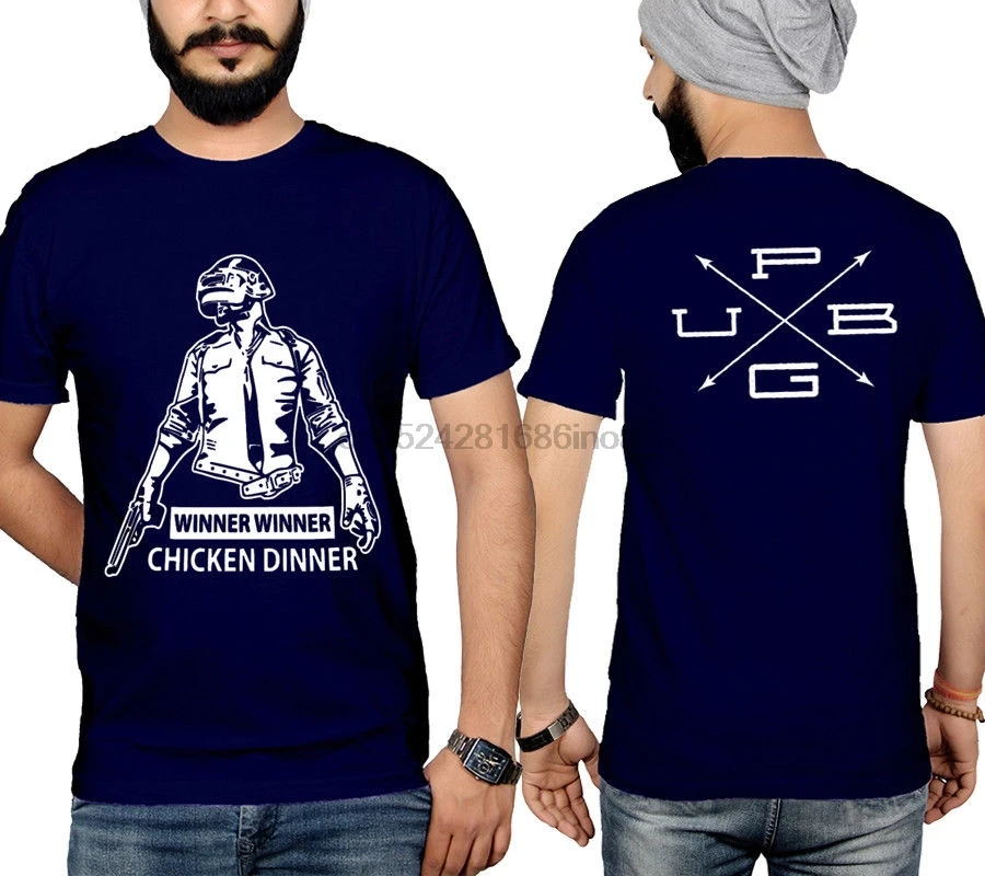 PUBG Tee Shirts Game PlayerUnknowns Battlegroundss Winner Chicken Dinner T-shirt Cartoon t shirt men Unisex New Fashion tshirt |