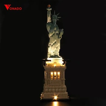 

Led Light Set Compatible For Lego 21042 17011 Statue of Liberty Building Block Toys for Children (only LED light+Battery box)