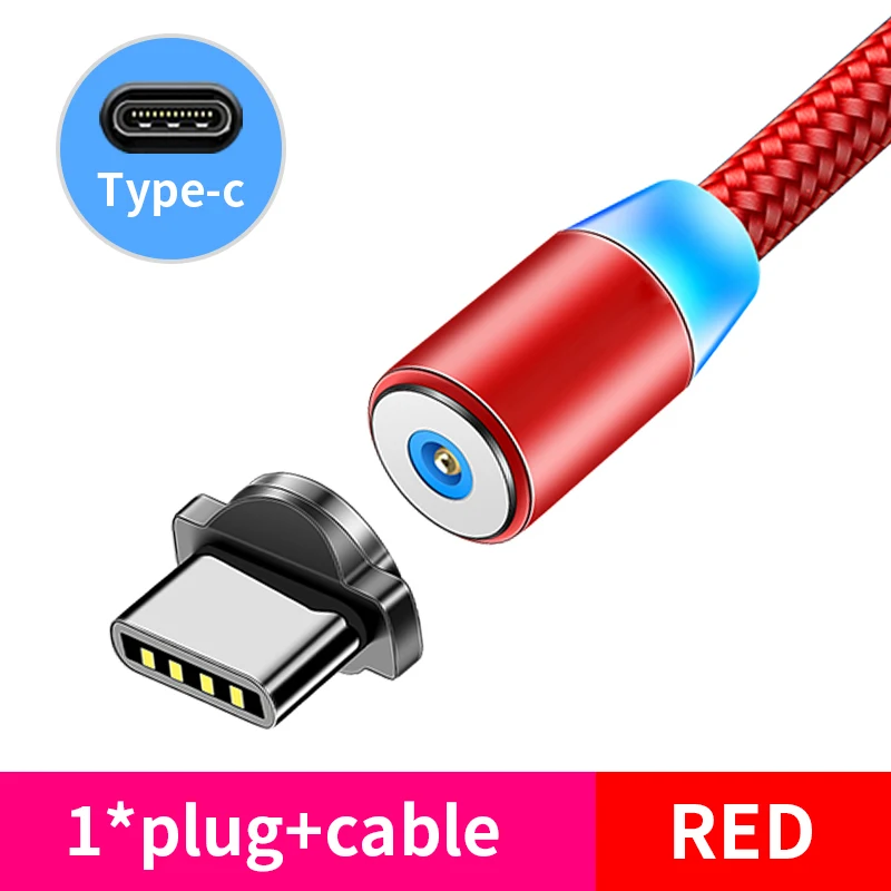 65w charger usb c Magnetic Cable lighting 2.4A Fast Charge Micro USB Cable Type C Magnet Charger 1M Braided Phone Cable for iPhone Xs Samsung Wire quick charge usb c Chargers