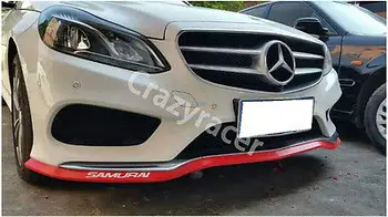 

Universal Red Rubber Front Lip Spoiler Side Skirt Body Kit 2.16inch*98.5inch