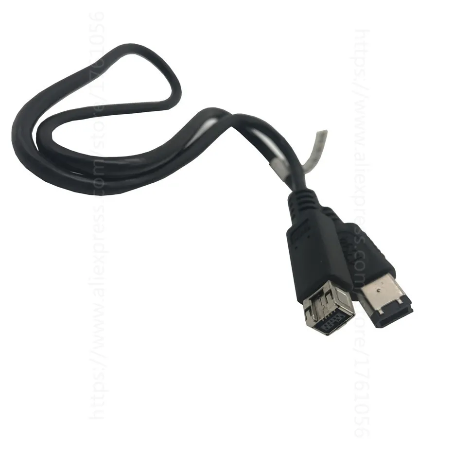 FireWire 9 pin to 6 Pin FireWire 800 to FireWire 400 9 Pin/6 pin IEEE 1394B кабель черного цвета 0,6 м