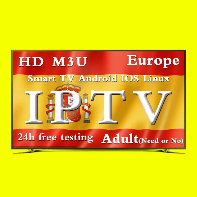 

One year European IPTV, including more than 11000 Dutch, Swedish, Spanish, Israeli and British IPTV M3U Android live resellers
