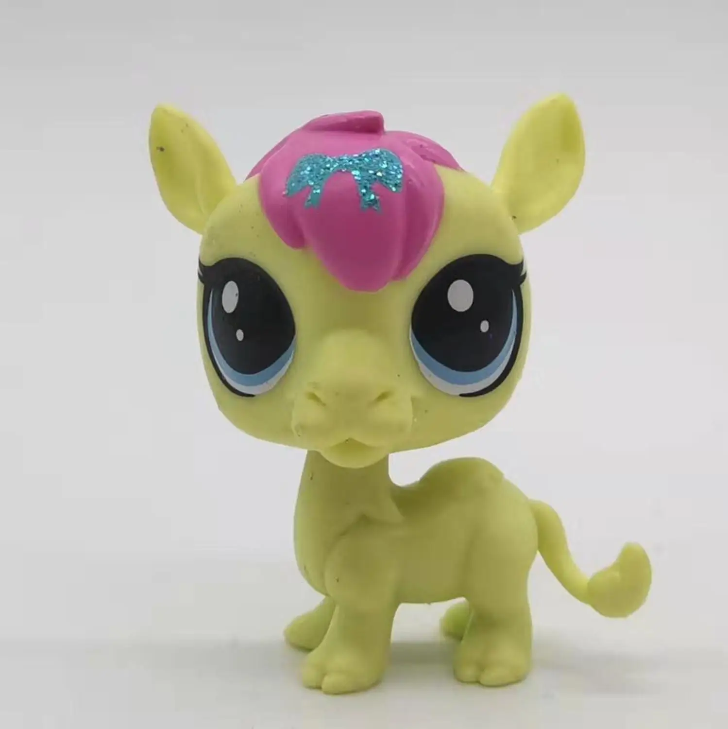 Красный Стоящий Лаки pet shop старый lps игрушки короткие волосы кошка колли такса спаниель большой Дэн игрушки для детей подарок - Цвет: Красный