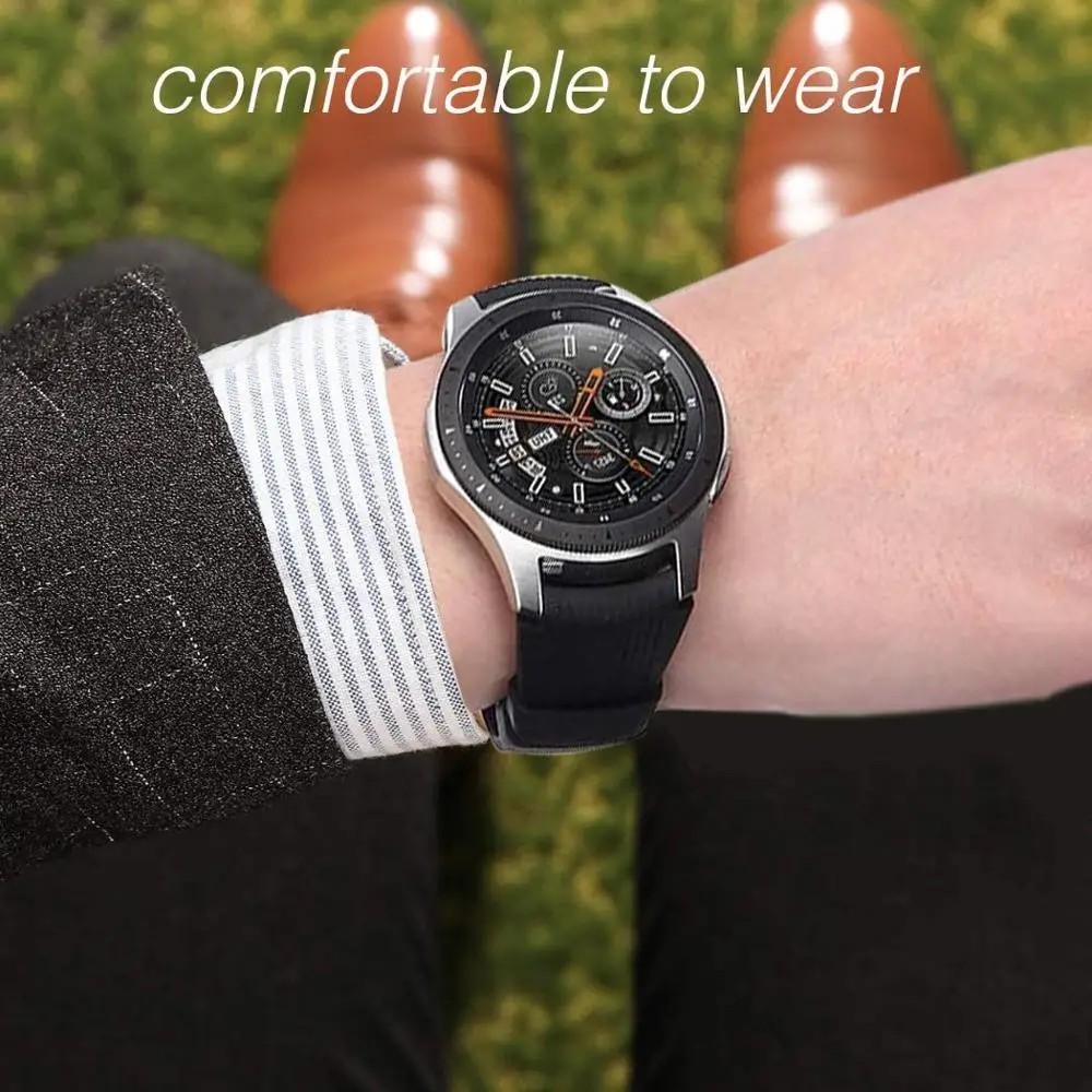 ремешок для часов Galaxy watch 46 мм samsung gear S3 Frontier active мужские ремешки 22 силиконовый