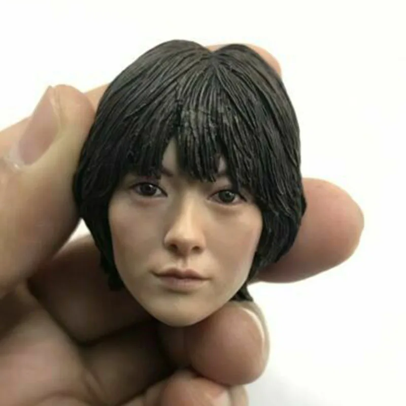 

IN STOCK 1/6 Customize Black short hair Head Fit 12" PH TBL Figure