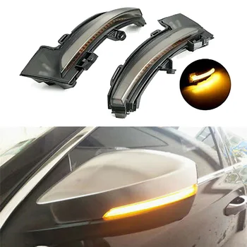 

For Skoda Octavia Mk3 5E 13-19 Turn Signal Mirror Dynamic Light Yellow