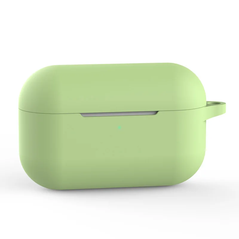 Популярный силиконовый чехол для Airpods Pro 3, чехол, беспроводной Bluetooth для apple airpods pro, чехол, чехол для наушников, чехол для Air Pods pro 3 - Цвет: Зеленый
