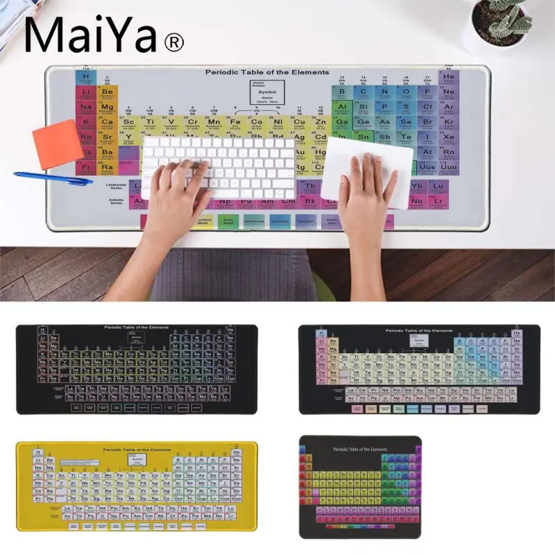 MaiYa, таблица с элементами из натурального каучука, игровой коврик для мыши, Настольный коврик, русский резиновый ПК, компьютерный игровой коврик для мыши, Настольный коврик