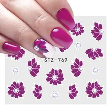 1 шт цветок наклейки для ногтей водные наклейки Кружева ожерелье геометрические конструкции Полный Обертывания водяные знаки дизайн ногтей слайдер советы LASTZ766-778-1