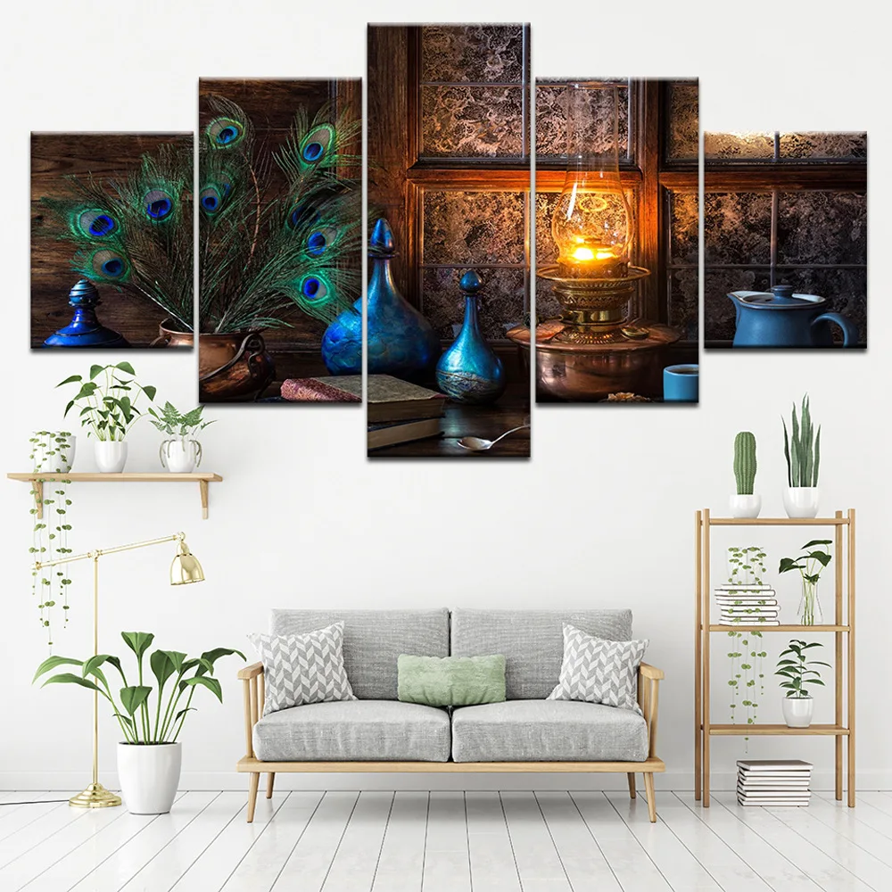 

Art Greek Decoration Spray-print Canvas Oil Painting 5-frame Muslim AliExpress Dunhuang Supply of Goods Cross Border Supply of G
