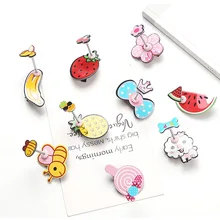 [Ai Qi] Южная Корея детские заколки для девочек весна зажим милый головной убор Зажим для головы маленькие аксессуары-зажимы для волос H0173