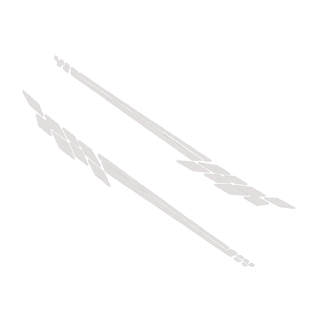 2Pcs Car Side Body Vinyl Decal Sticker Racing Sports Stripe Graphics