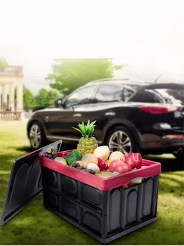 

Trunk Storage Box Interior Accessories for Car Folding Car Storage Box Multi-function Car Stowing Tidying Rear Box for Home