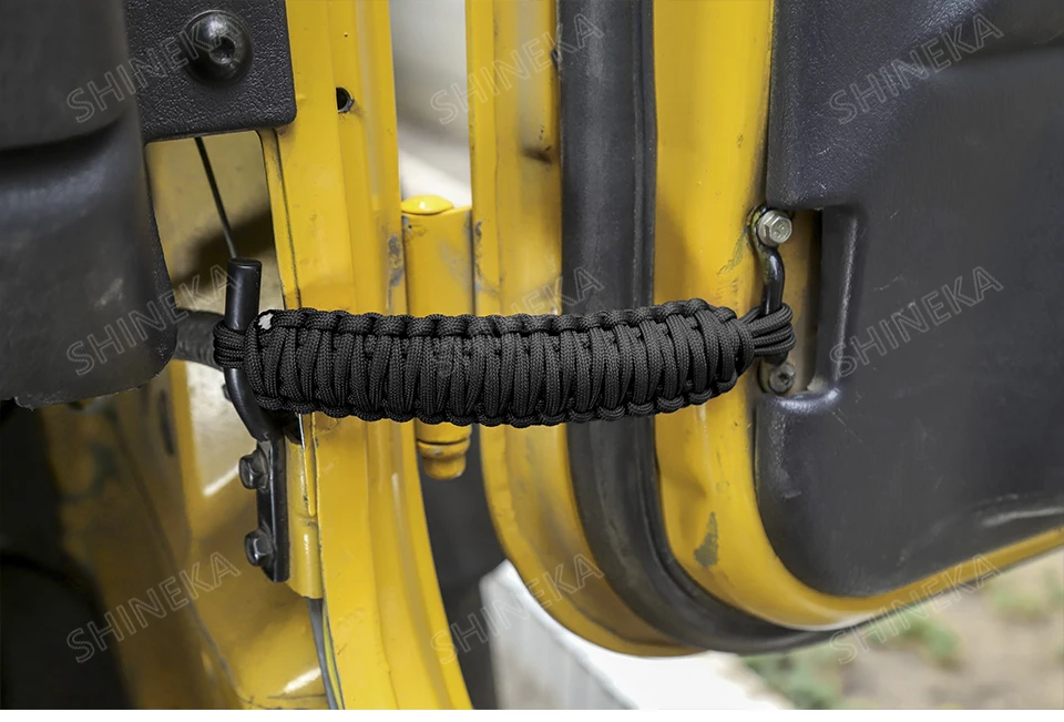 Натяжные ремни для Jeep Wrangler TJ 1997-2006 Передняя и задняя дверь Регулируемый ограничительный защитный ремень для Jeep Wrangler