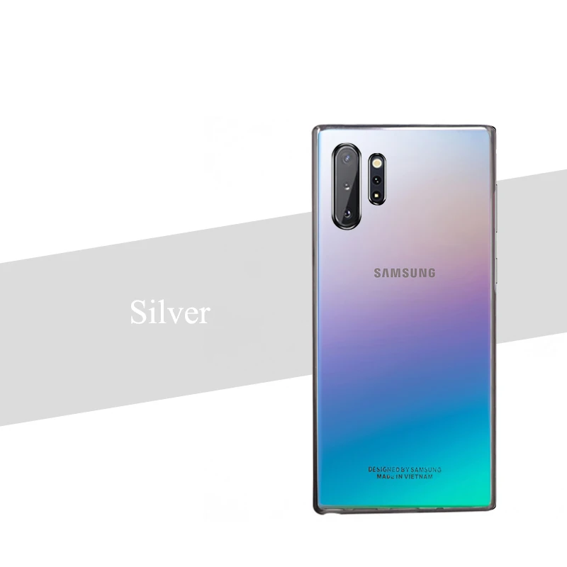 Чехол для samsung Note 10 plus, Прозрачный Прочный чехол для ПК, прозрачный чехол для samsung Galaxy Note 10 plus 5G Note10 Pro, чехол для задней панели