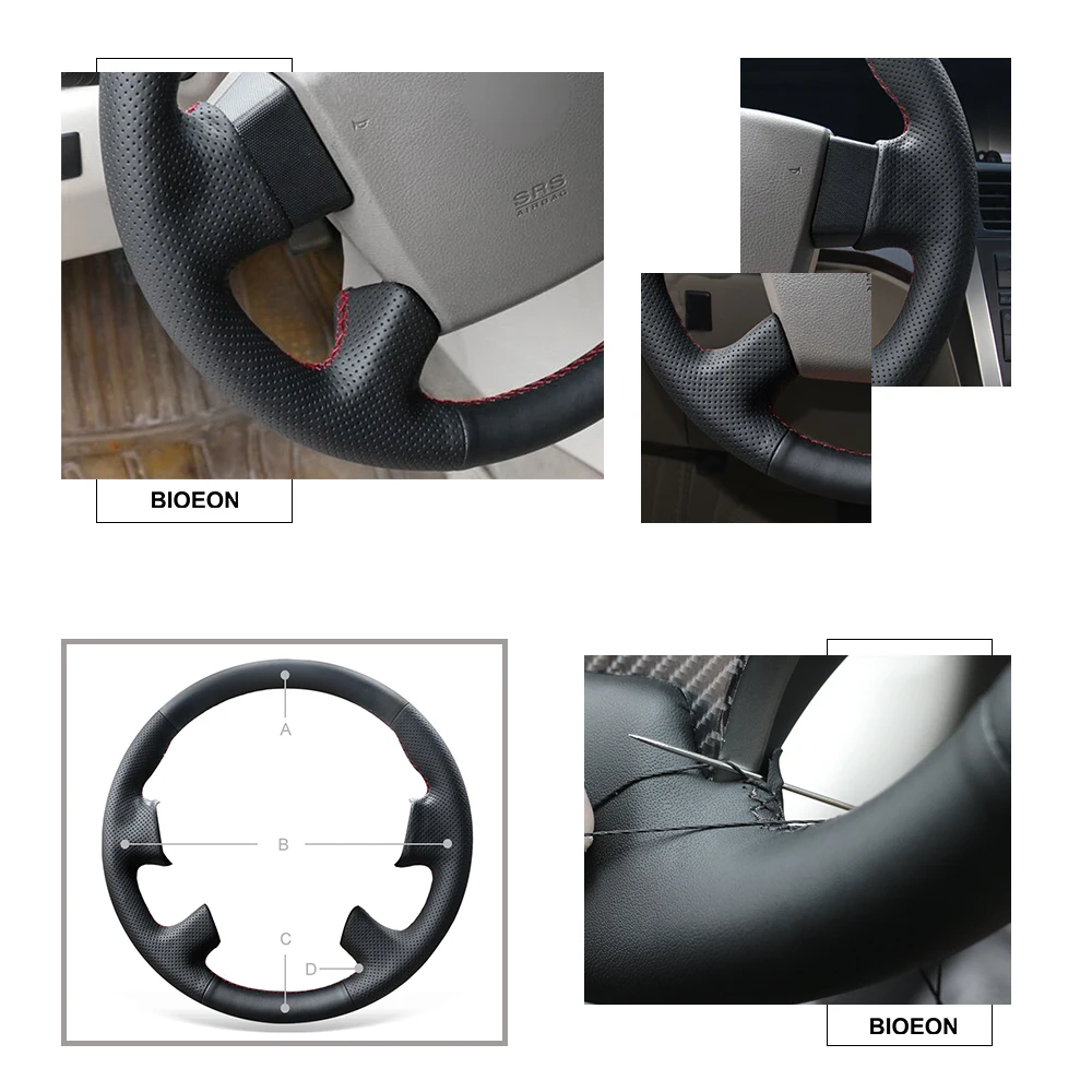 Черный PU искусственная кожа Чехол рулевого колеса автомобиля для Nissan Teana 2003-2008 старая модель Teana Renault samsung SM5