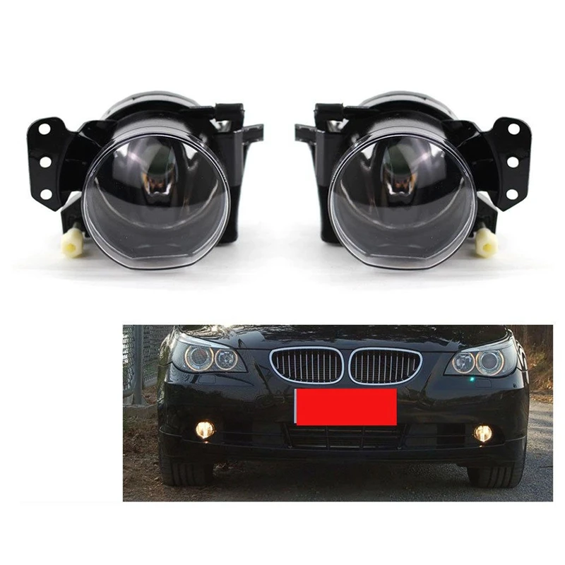 For BW E60 E90 E63 E46 323i 325i 525i Front Fog Lights Lamps Housing Clear HOT 