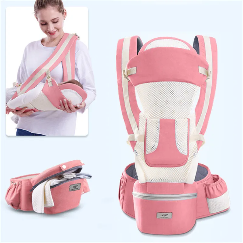 Рюкзаки-кенгуру для тазобедренного сустава 360 эргономичный Кабриолет рюкзак для ребенка переносок и рюкзак Фронтальная для младенец манеж талии инструмент - Цвет: 9