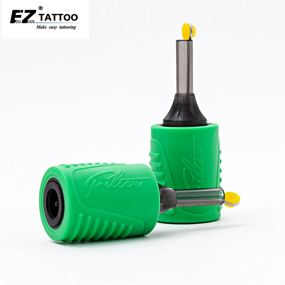 

EZ Filter Adjustable Cartridge Tattoo Grip 1.25" Disposable Grip Compatible with all Major Cartridge Systems 15 Pcs Per Box