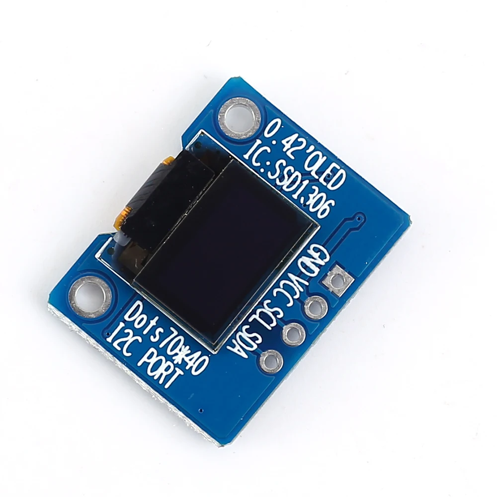 Oled-дисплей 0,42 дюймов I2C IIC 72x40 белый SSD1306 драйвер 72*40 3,3 В