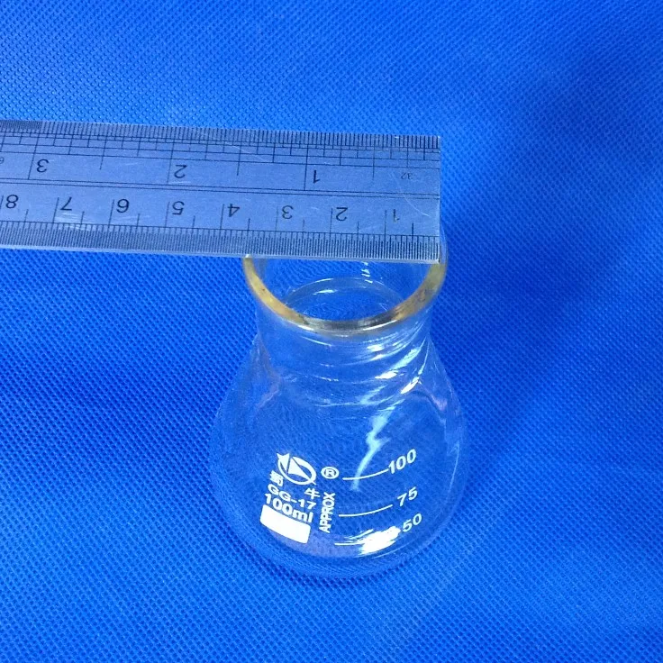 1PC Erlenmeyer Borosilicate Glass Flask Narrow Neck Conical Triangular Flask Laboratory Chemical Equipment 50 Ml To 1000ml