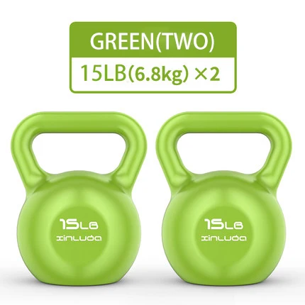 Kettlebell для Гиря для фитнеса, мяч для фитнеса, оборудование для фитнеса, гантели, тренировочные инструменты для фитнеса, подъемный горшок - Цвет: 15 15LB