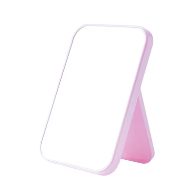 TWDW автономное портативное зеркало для макияжа складной настольный сортировщик зеркало для макияжа украшение зеркало для спальни ванной комнаты - Цвет: pink