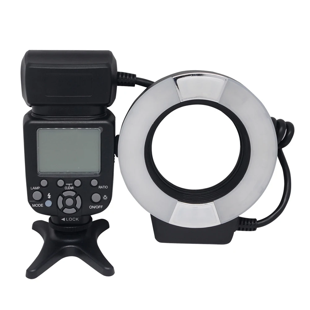 Кольцевая Макро Вспышка 14EXT-N вспышка для камер Nikon светодиодный кольцевой флэш-дисплей светодиодный Адаптер кольца для Nikon