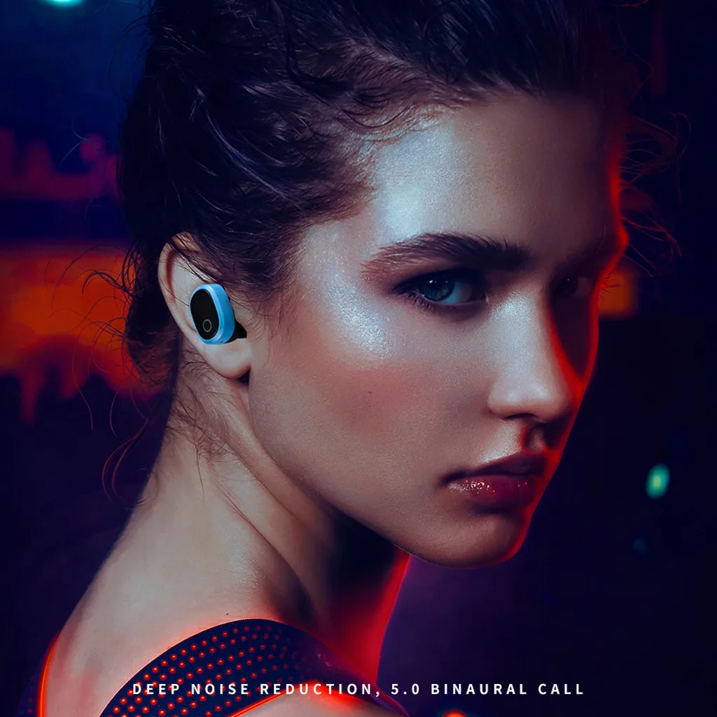 Эргономичная bluetooth-гарнитура mosunx, Спортивная Беспроводная гарнитура Bluetooth 5,0, высококачественный стереозвук