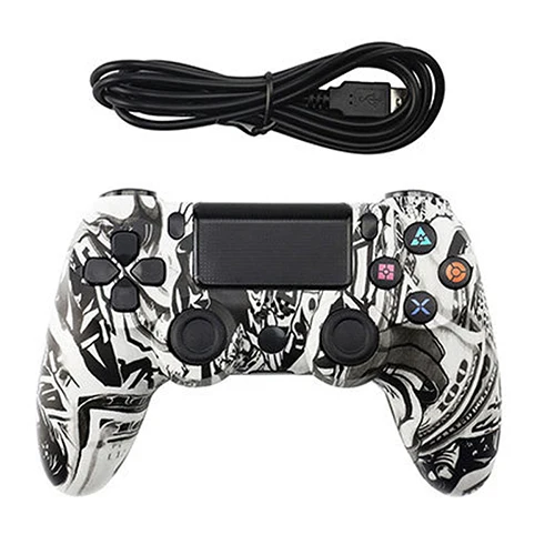 WUIYBN PS4 Геймпад контроллер USB проводной джойстик для SONY Dualshock 4 Playstation 4 игровой автомат консоль - Цвет: wired Pattern 2