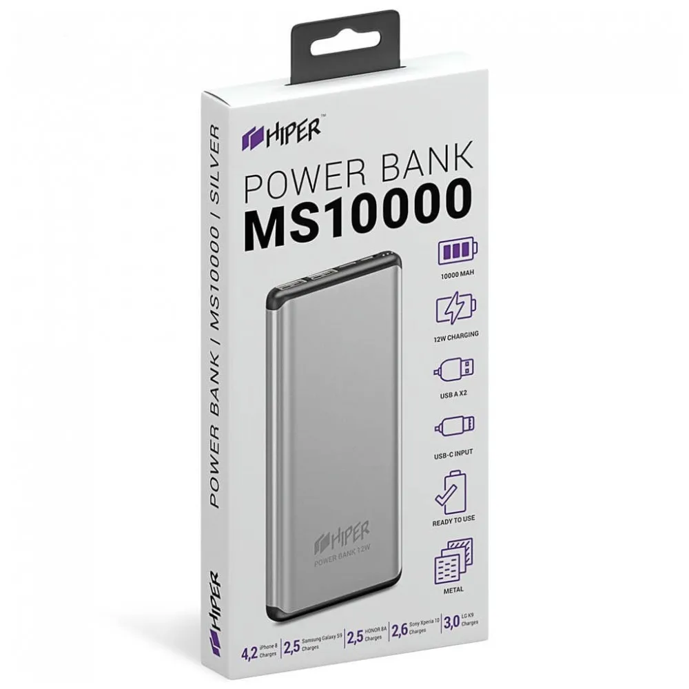 HIPER Power Bank MS10000