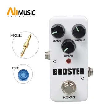 

KOKKO FBS2 Mini Booster Pedal 2-Band EQ Guitar Effect Pedal With Gold Straight Connector