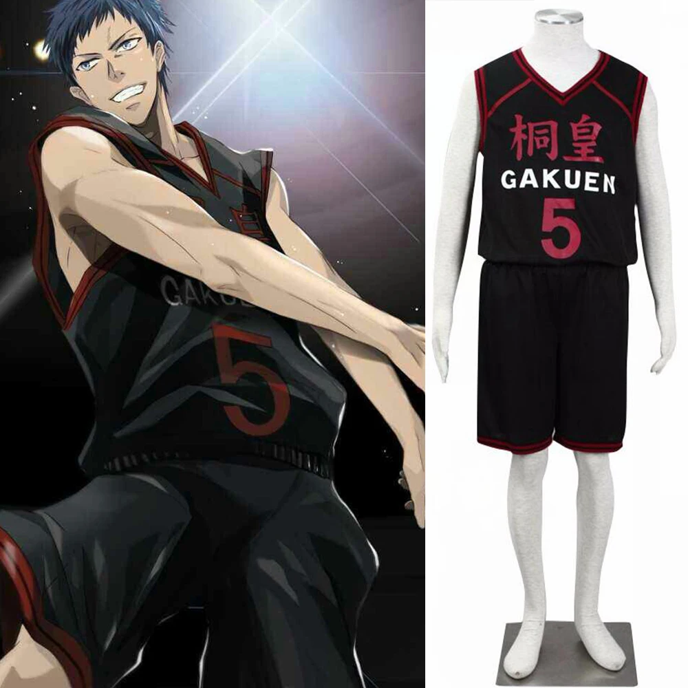Костюм для косплея Kuroko no basundai Anime Touoh Gakuen Aomine Daiki #5 | Тематическая одежда и униформа