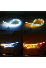 Koplamp Gemonteerd Sliding-Signaal Led-dagrijlichten Strip Lamp Kit 60 Cm