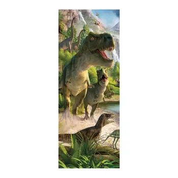 

3D Door Art Stickers PVC DIY Self-adhesive Wall Decor Decal Murals Wallpaper For Home Decoration Eco-friendly Z