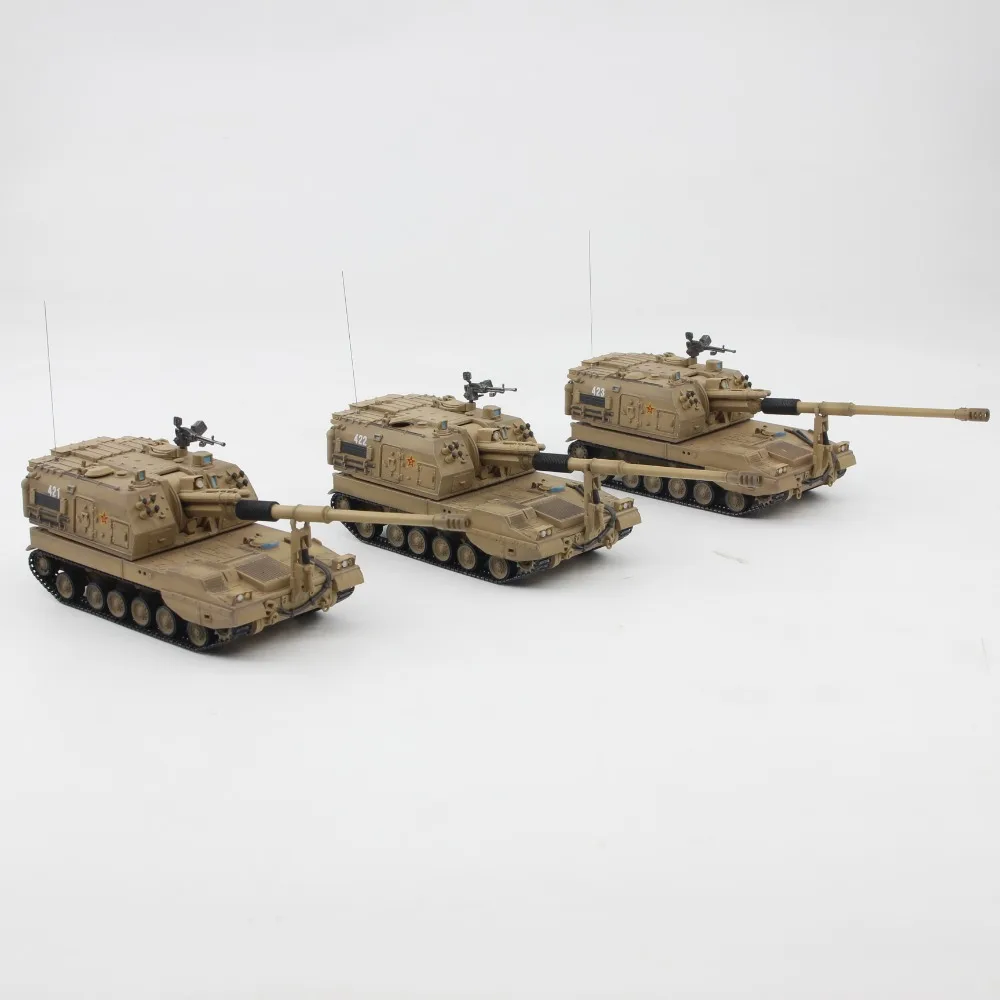 1: 72 Китайская армия plz05 самоходный пистолет 05 Тип Танк модель готовой модели продукта пустынное покрытие