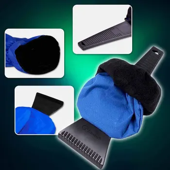 

Portable Ice Shovel ABS Blue Spare Defroster Snow Scraper Universal Snow Brush