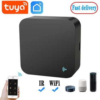 

WiFi IR Control Hub Smart Home Blaster Infrared Wireless Remote Control via Smart Life Tuya APP Work with Alexa Google Home