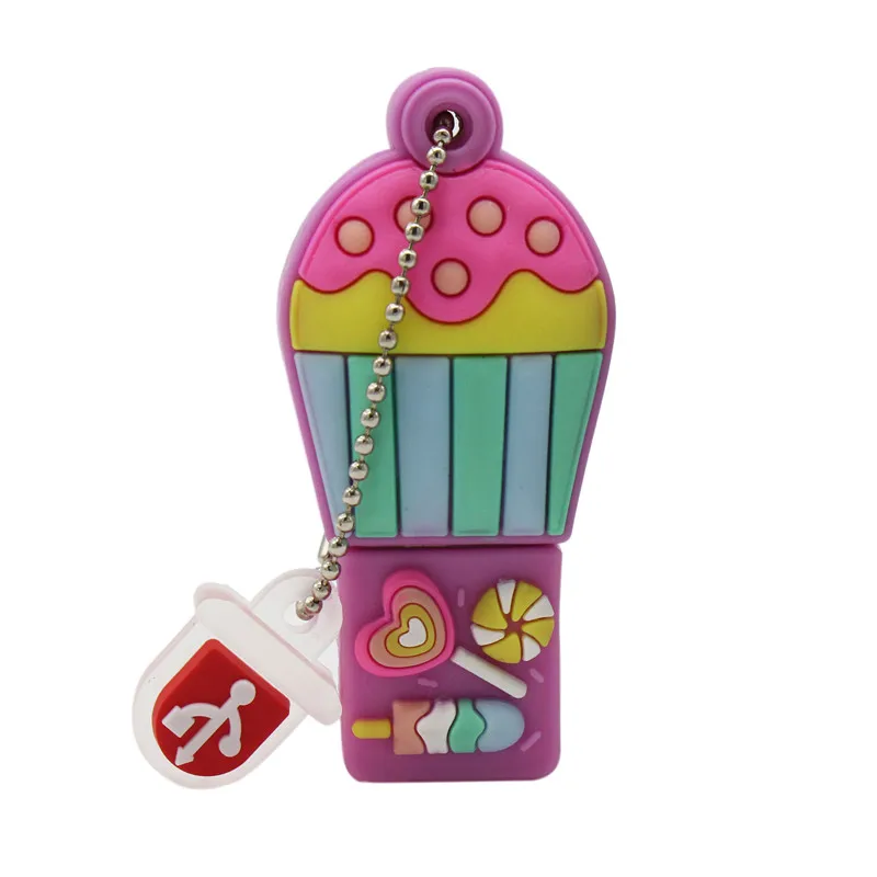 pink KING SARAS мультфильм 4GBHot air воздушный шар Единорог usb флэш-накопитель usb 2,0 8 ГБ 16 ГБ 32 ГБ 64 Гб флешка, подарок U диск - Цвет: pink