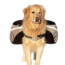 Собачий рюкзак для путешествий, тактический походный рюкзак для собак, сумка-седло с ручкой управления, аксессуары для больших собак