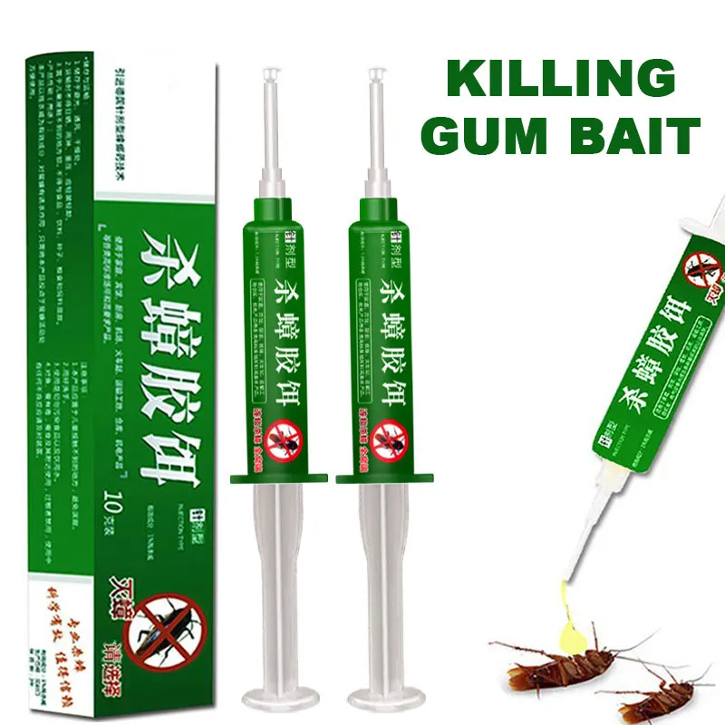 1pcsSolid Insecticide Bait Cockroach Bait Roach Gel Bait Kill Ant Hotel Contagion 10g Home Insect Non-Toxic Pest Control Kitchen