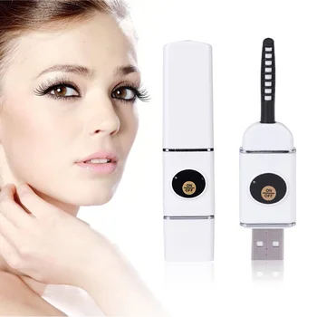 

USB Hot Eyelash Curler Portable Professional Long-lasting Eyelash Curler Electric Heating Eyelash Curler Eye Makeup Tool
