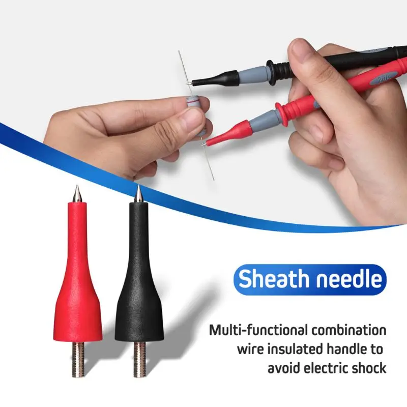 Сменный мультиметр, набор тестовых проводов, универсальный тестовый стержень 1000V 20A, Тестовые провода