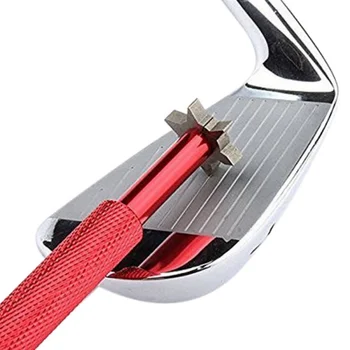

Golf Club Grooving Sharpening Tool Golf Club Sharpener Head Strong Wedge Alloy Golf Accessories
