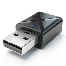 Розничная мини Bluetooth 5,0 аудио приемник передатчик 3,5 мм Aux беспроводной адаптер для автомобиля ПК ТВ динамик наушники с USB питания