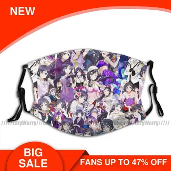 

Naruto Mouth Face Mask Nozomi Tojo Collage Facial Mask Adult with 2 Filters Fashion Lovely Mask