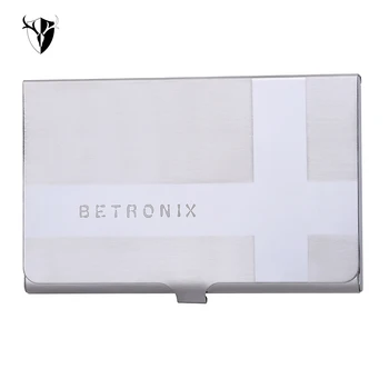 

2020The New Creative Aluminum Holder Metal Small Mini Travel Pattern Bank Business Id Card Holder Wallet Case For Men WomenUniv