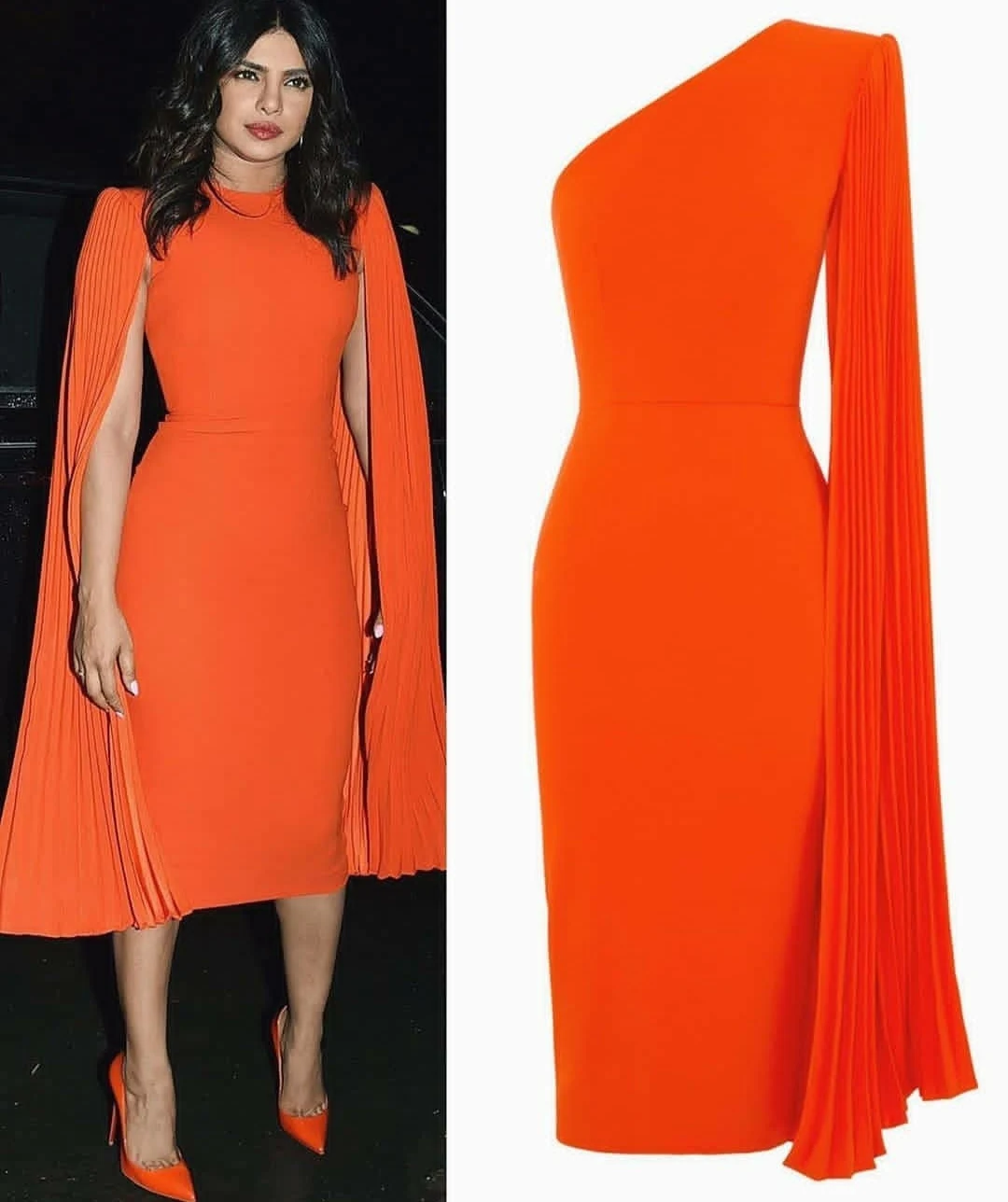 

Vintage Short Orange Celebrity Dresses with Sleeves Stretchy Satin O-Neck Knee Length Abendkleider Robes de Soirée for Women