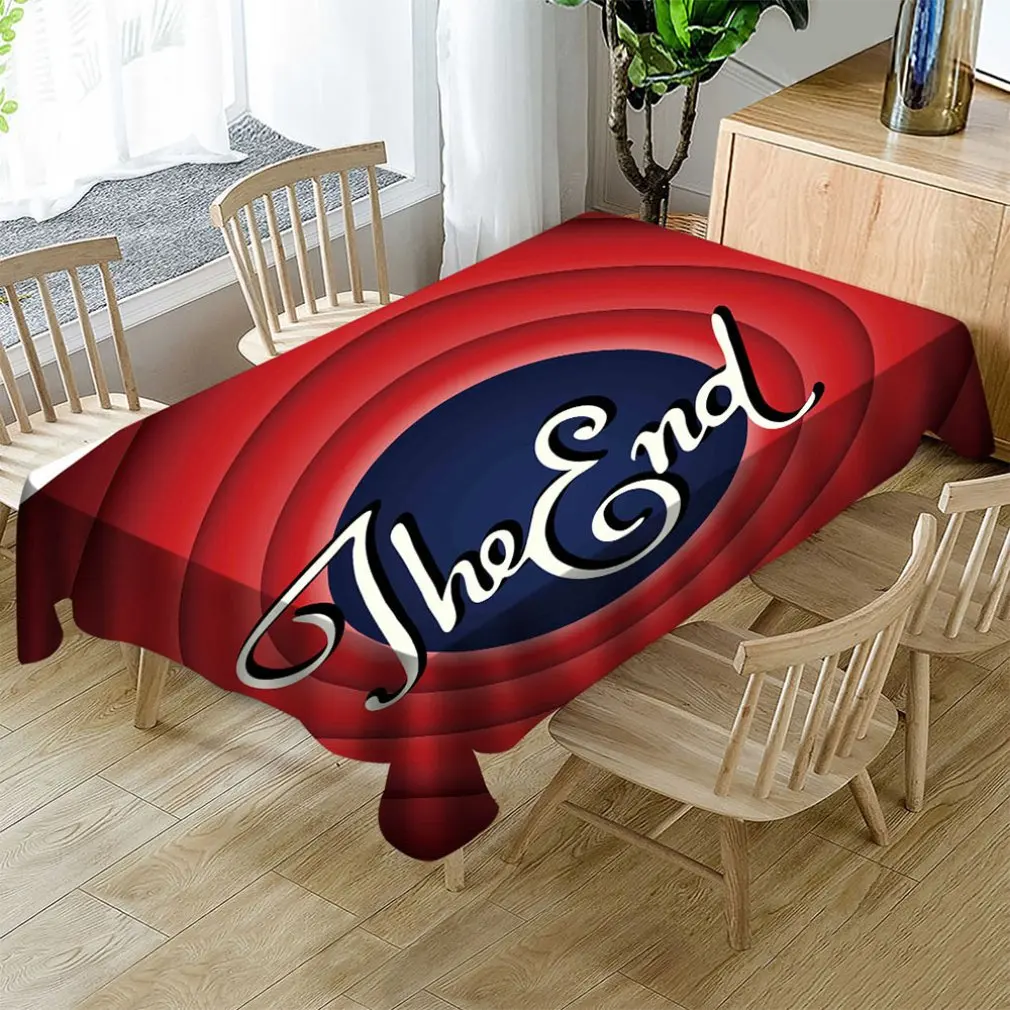 LY1212010168 Brief Modern Waterproof Table Cloth Square Dining Table Tablecloth Nightstand Refrigerator Cover