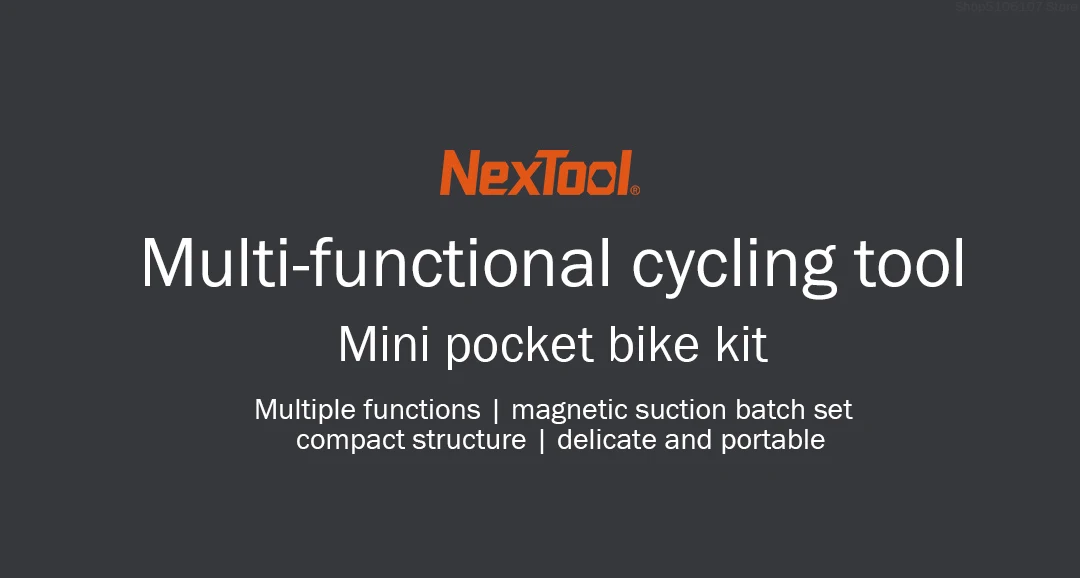 Xiaomi NexTool Многофункциональный велоинструменты Магнитная гильза изысканный и портативный наружный ремонтный ключ